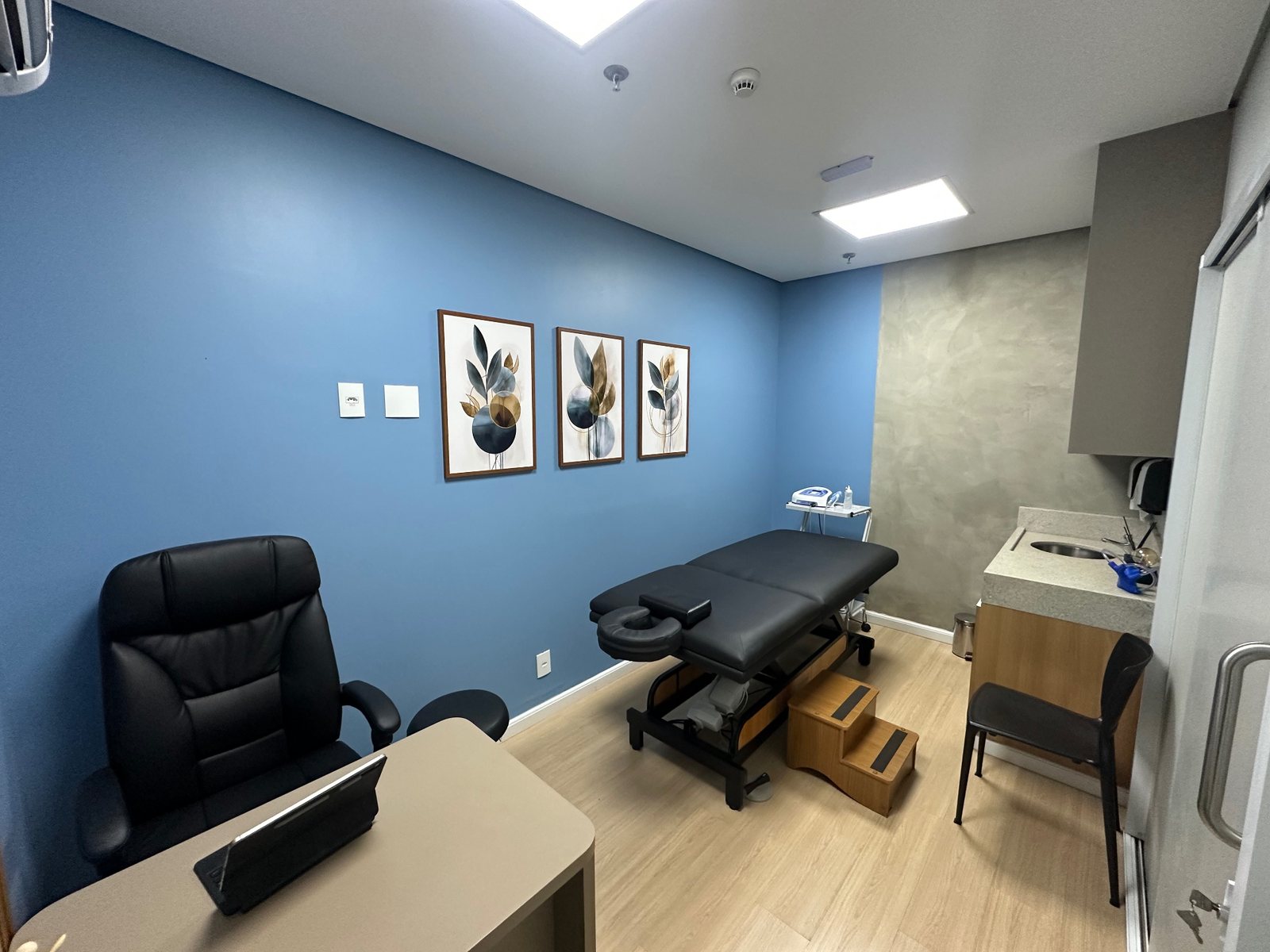 Sala de atendimento individual da PRO Fisioterapia
