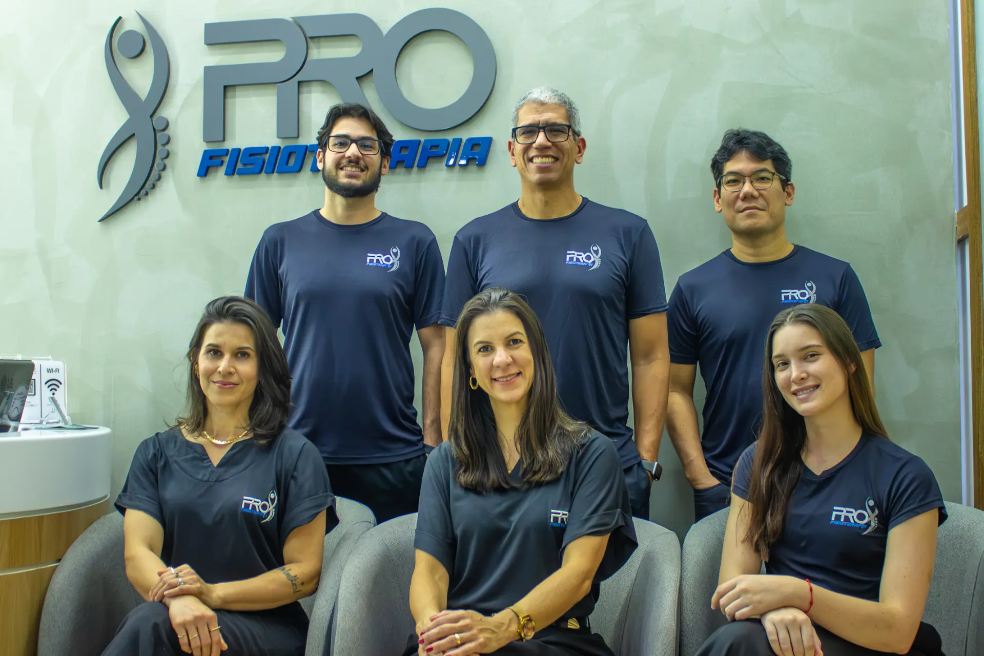 Equipe de fisioterapeutas da PRO Fisioterapia em Ribeirão Preto